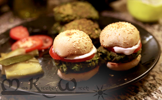 Emerald Pesto Burgers