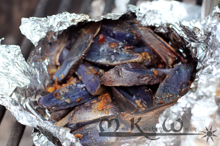 Smokey Campfire Peruvian Potatoes with Onion Crunch