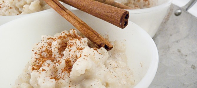 Vegan Spanish Rice Pudding