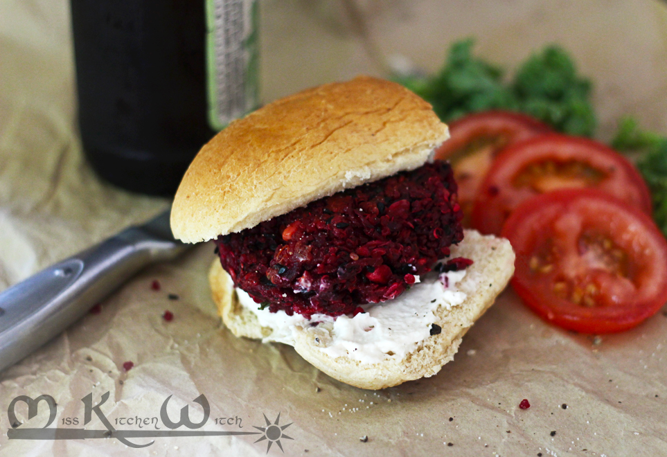 Bombshell Vegan Beet Burgers