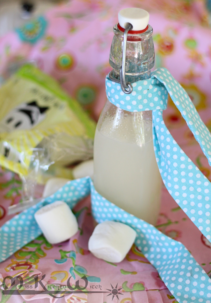 Homemade Vegan Marshmallow Vodka with Dandies