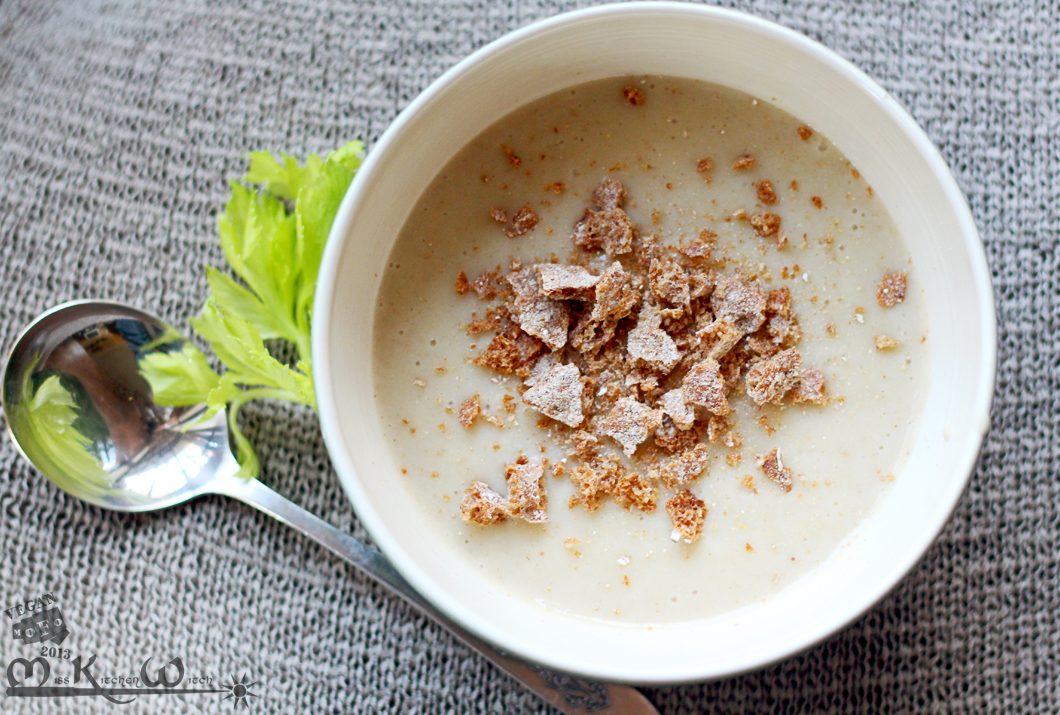 Creamy Vegan Celery Root Soup