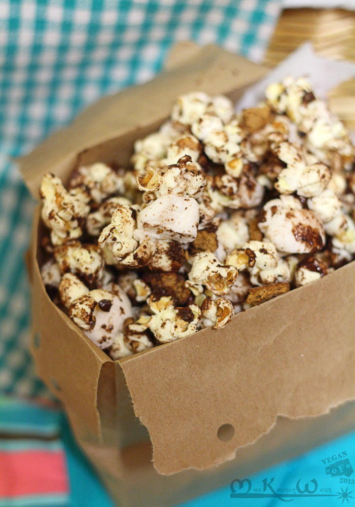 Ooey-Gooey Vegan S’mores Popcorn