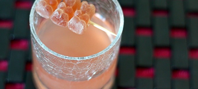 Vegan Sour Gummy Cocktail with Homemade Sour Gummy Vodka