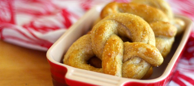 Vegan Soft Baked Rye Pretzels