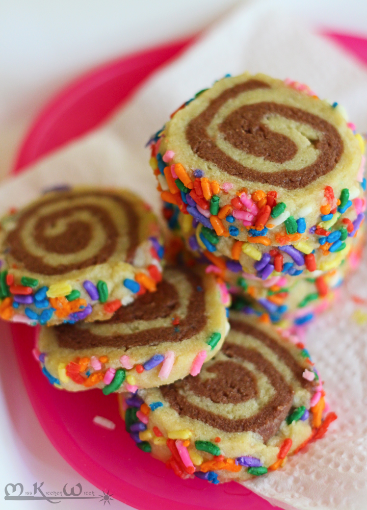 Vegan Chocolate Pinwheel Icebox Cookies