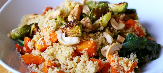 Maple-Mustard Roasted Butternut Squash Bowl